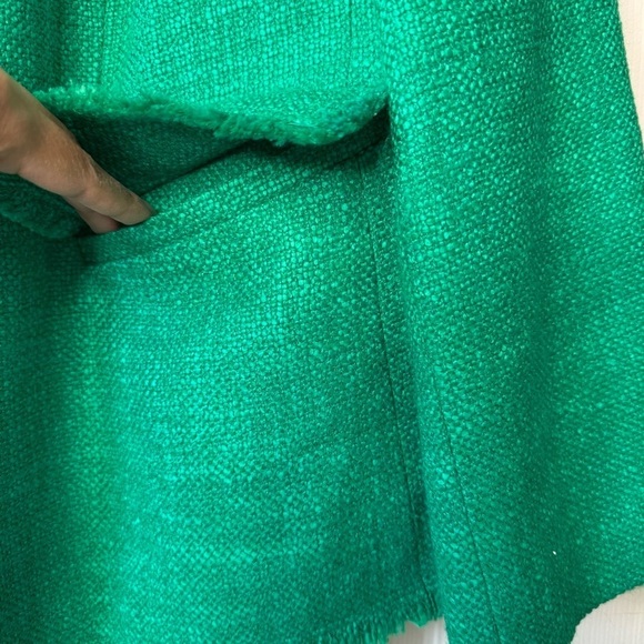 Lafayette 148 Shamrock Tweet Blazer Women Plus Size 14 Preppy Career Formal - Picture 8 of 14